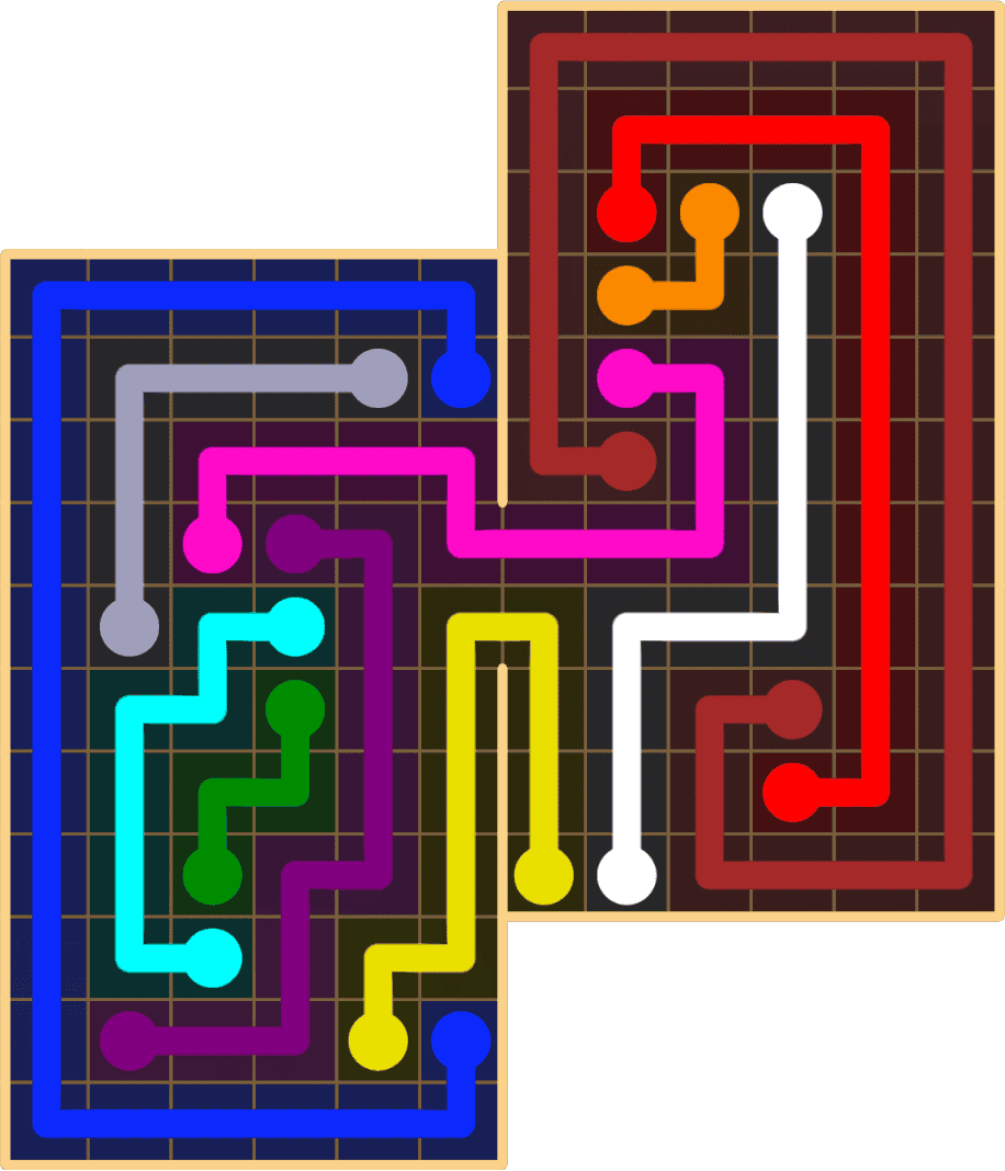 Flow Free 8895 Solution