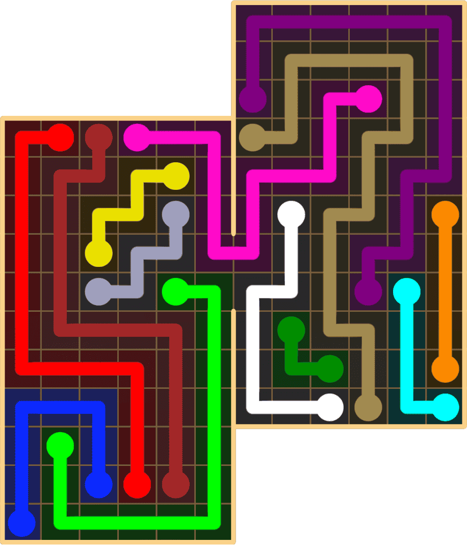 Flow Free 8904 Solution