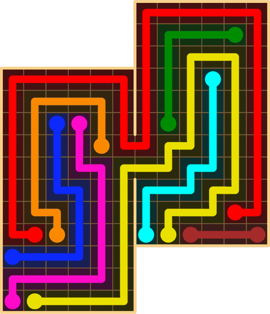 Flow Free 8905 Solution