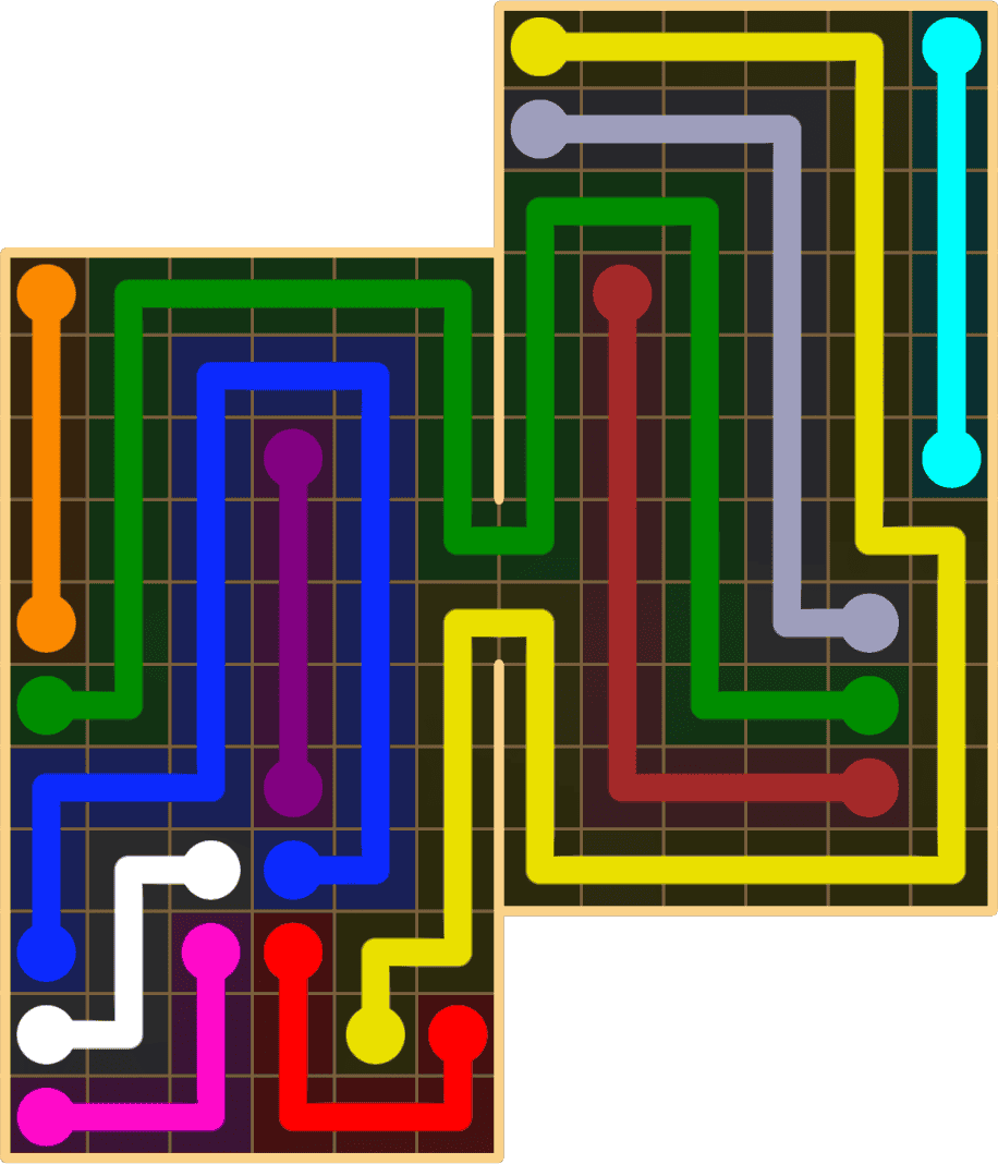 Flow Free 8907 Solution