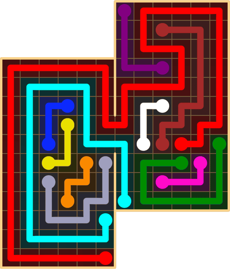 Flow Free 8908 Solution