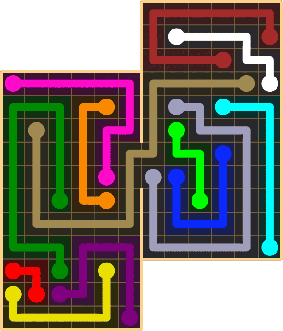 Flow Free 8883 Solution