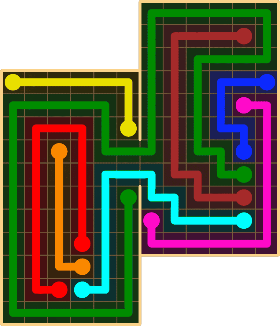 Flow Free 8884 Solution