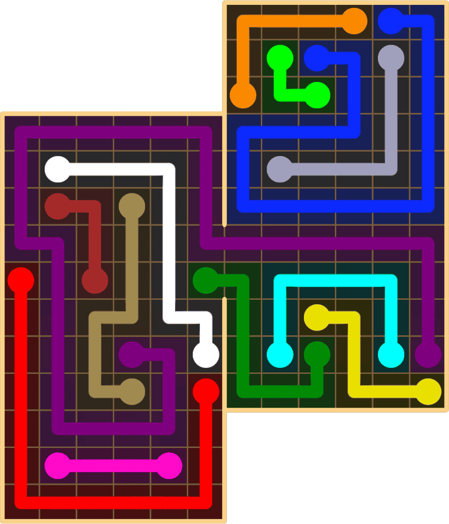 Flow Free 8889 Solution