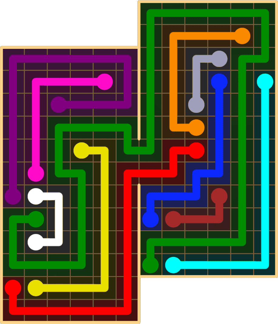 Flow Free 8919 Solution