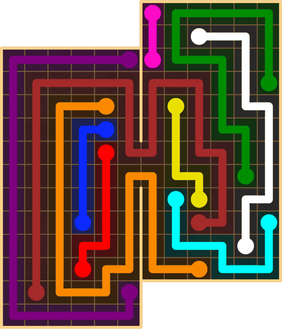 Flow Free 8921 Solution