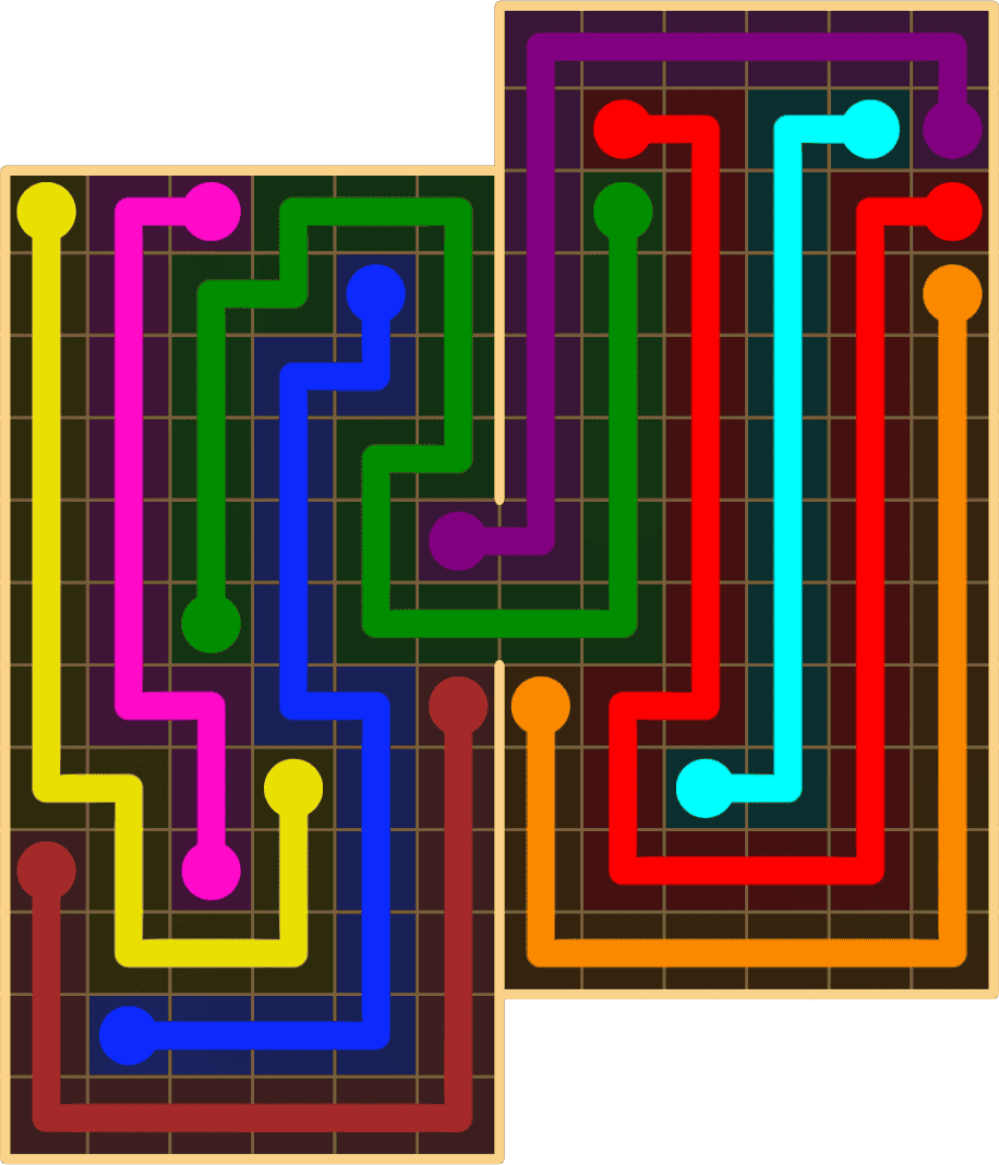 Flow Free 8929 Solution