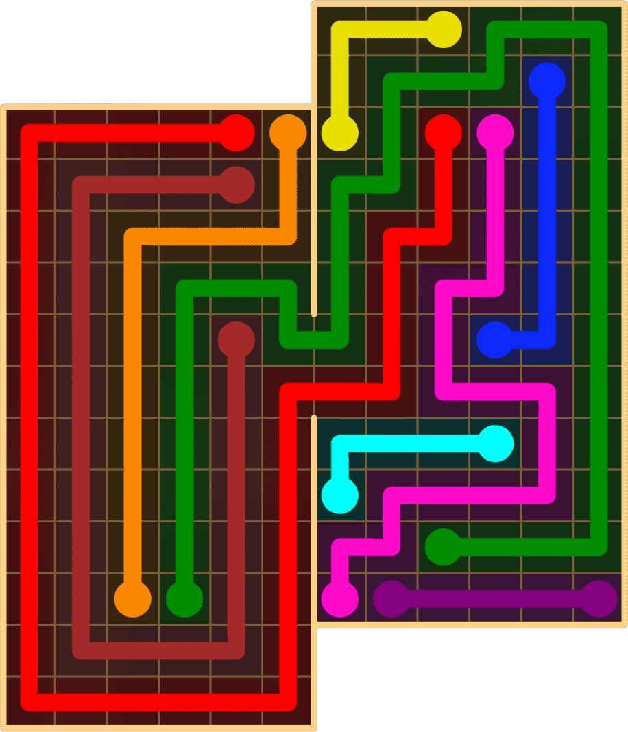 Flow Free 8934 Solution