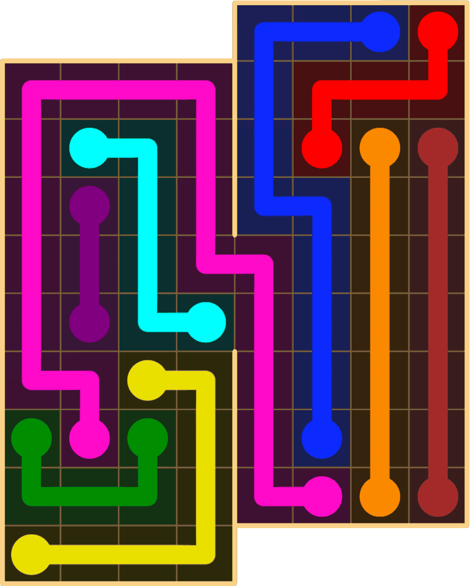 Flow Free 8800 Solution