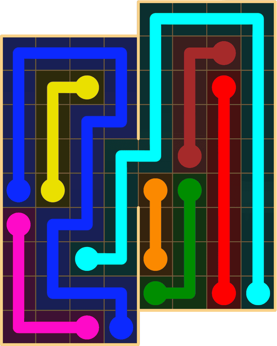 Flow Free 8802 Solution