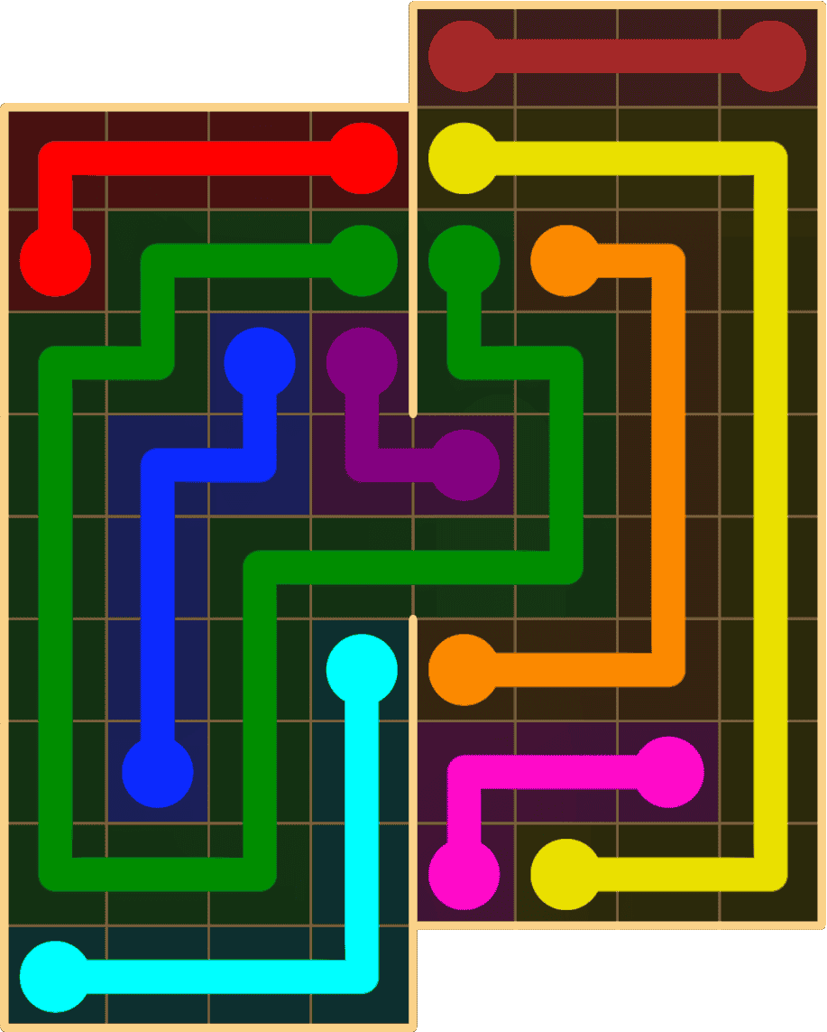 Flow Free 8804 Solution