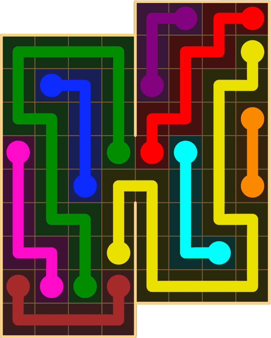 Flow Free 8805 Solution