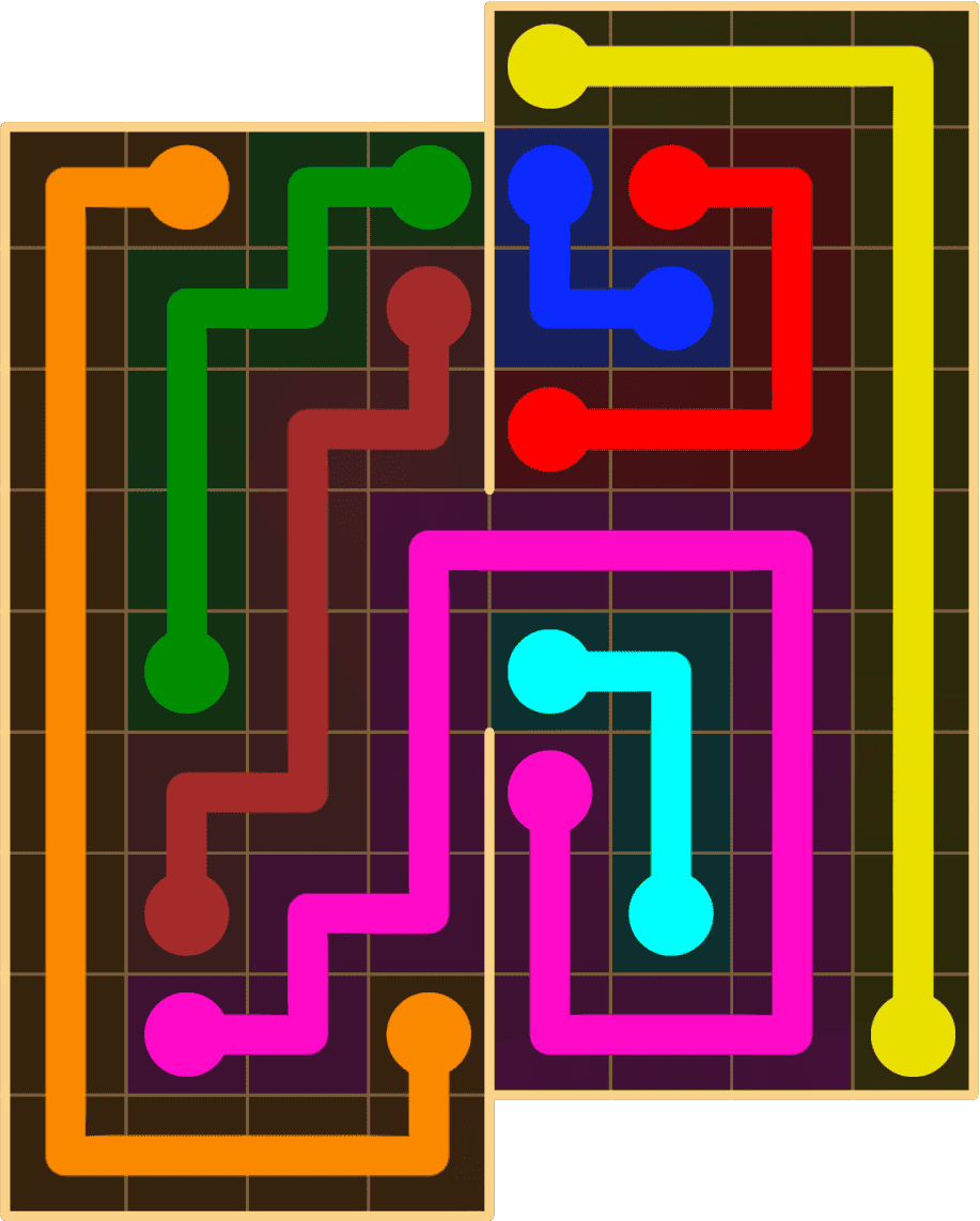 Flow Free 8808 Solution