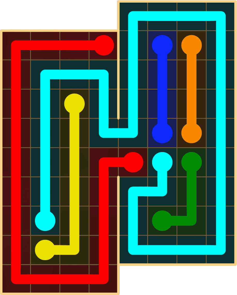 Flow Free 8796 Solution