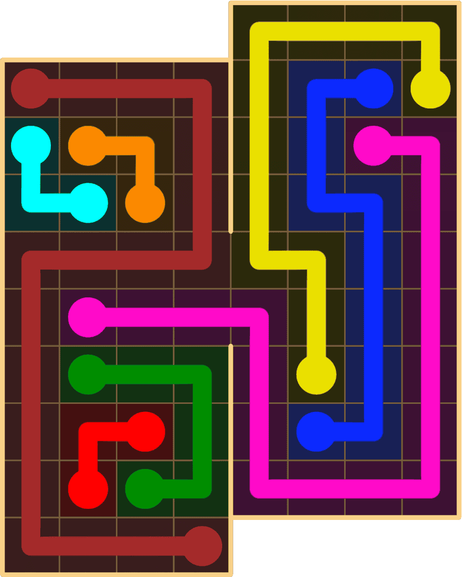 Flow Free 8797 Solution