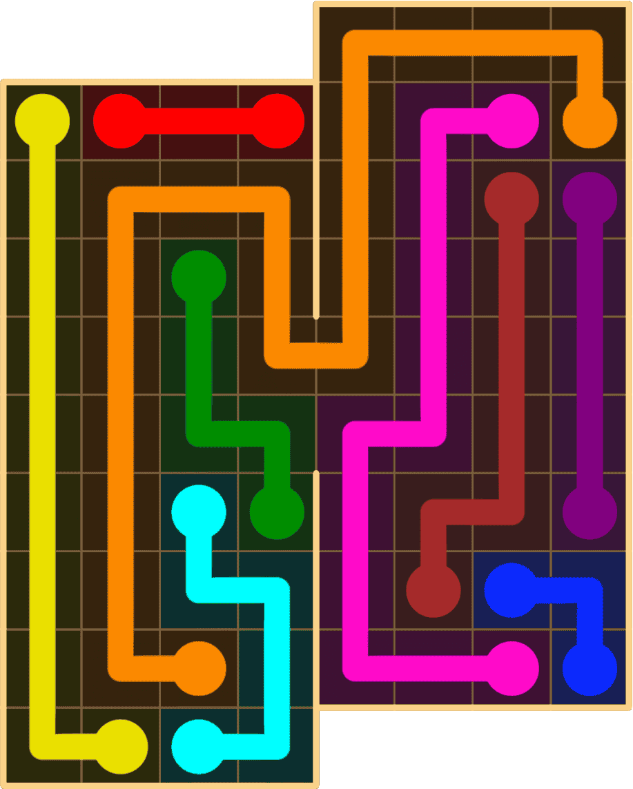 Flow Free 8799 Solution