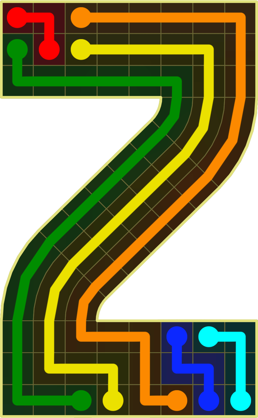 Flow Free 8770 Solution