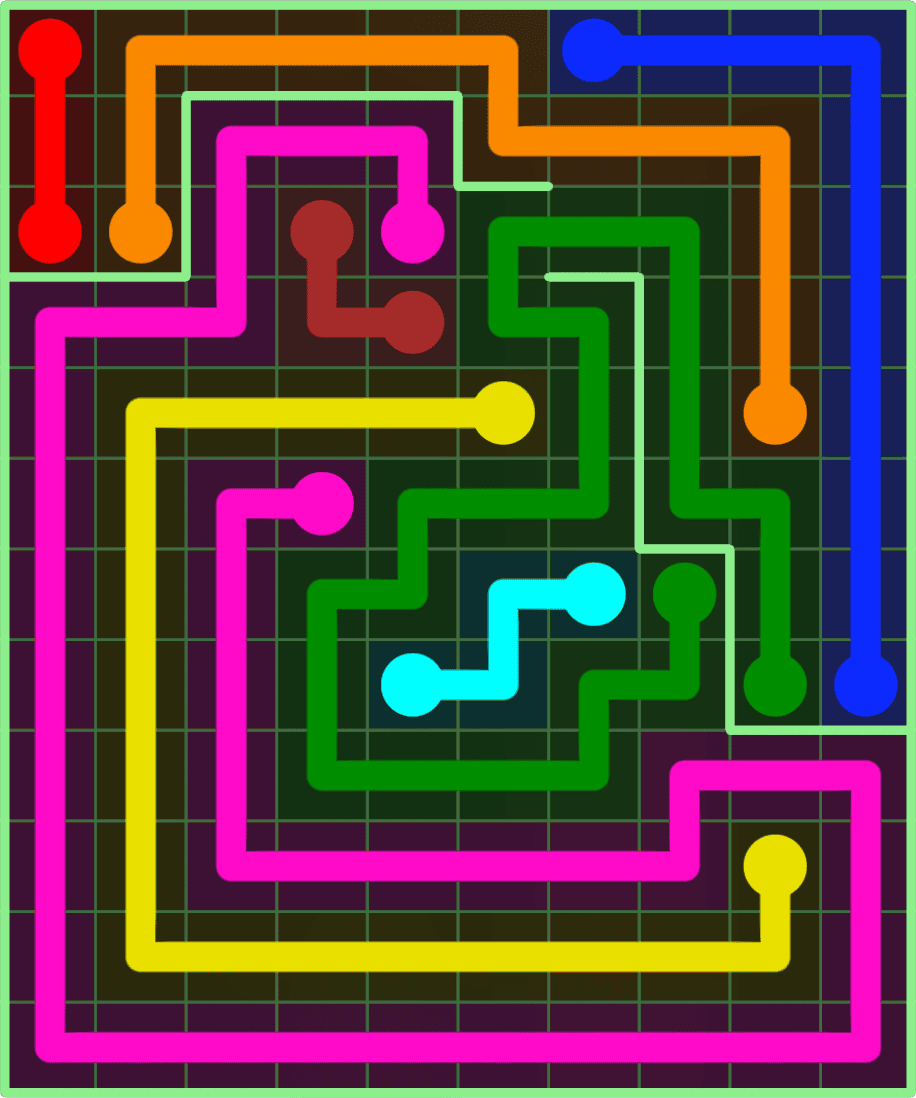 Flow Free 9121 Solution