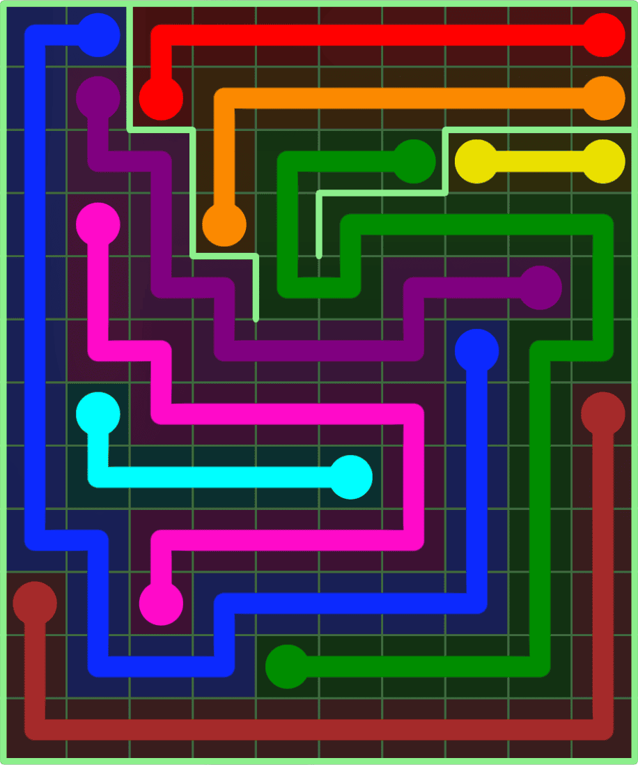 Flow Free 9123 Solution