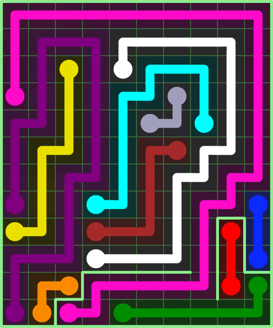 Flow Free 9131 Solution