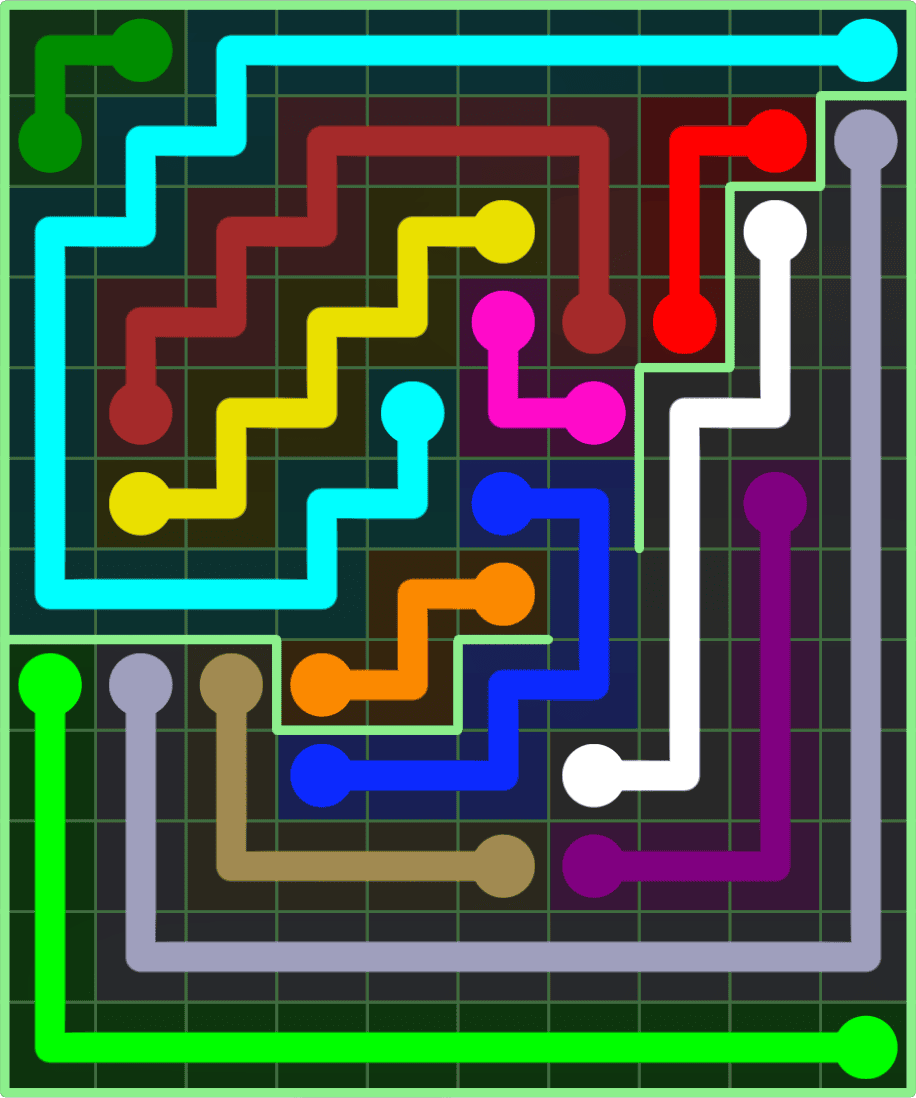 Flow Free 9135 Solution