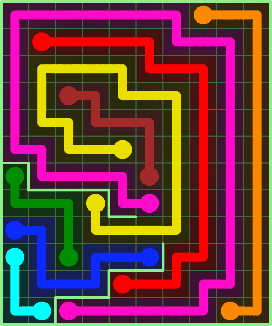 Flow Free 9139 Solution