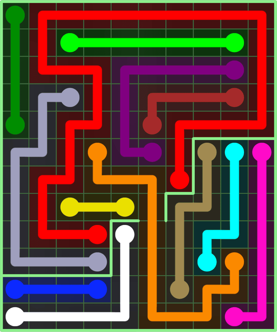 Flow Free 9140 Solution