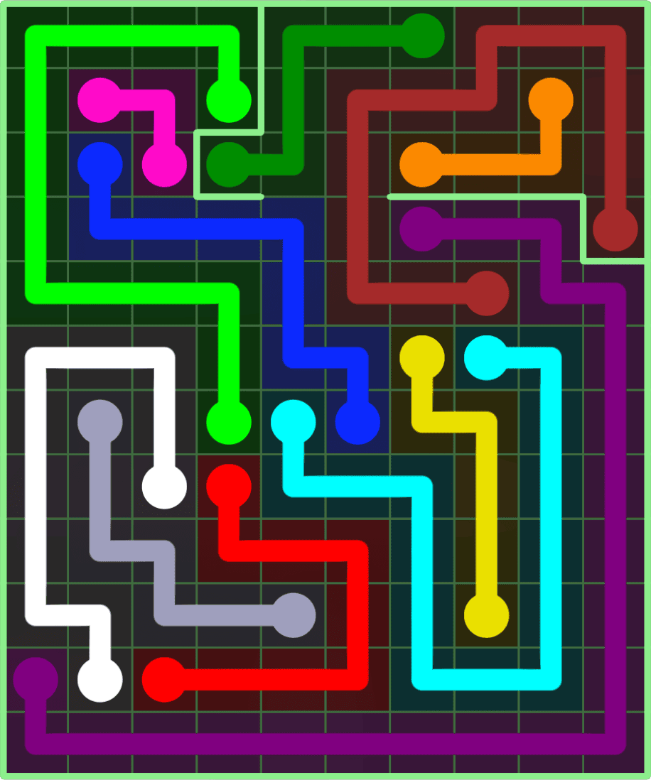 Flow Free 9141 Solution