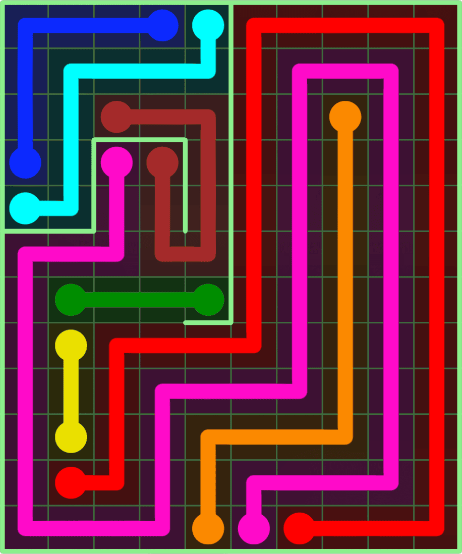 Flow Free 9149 Solution