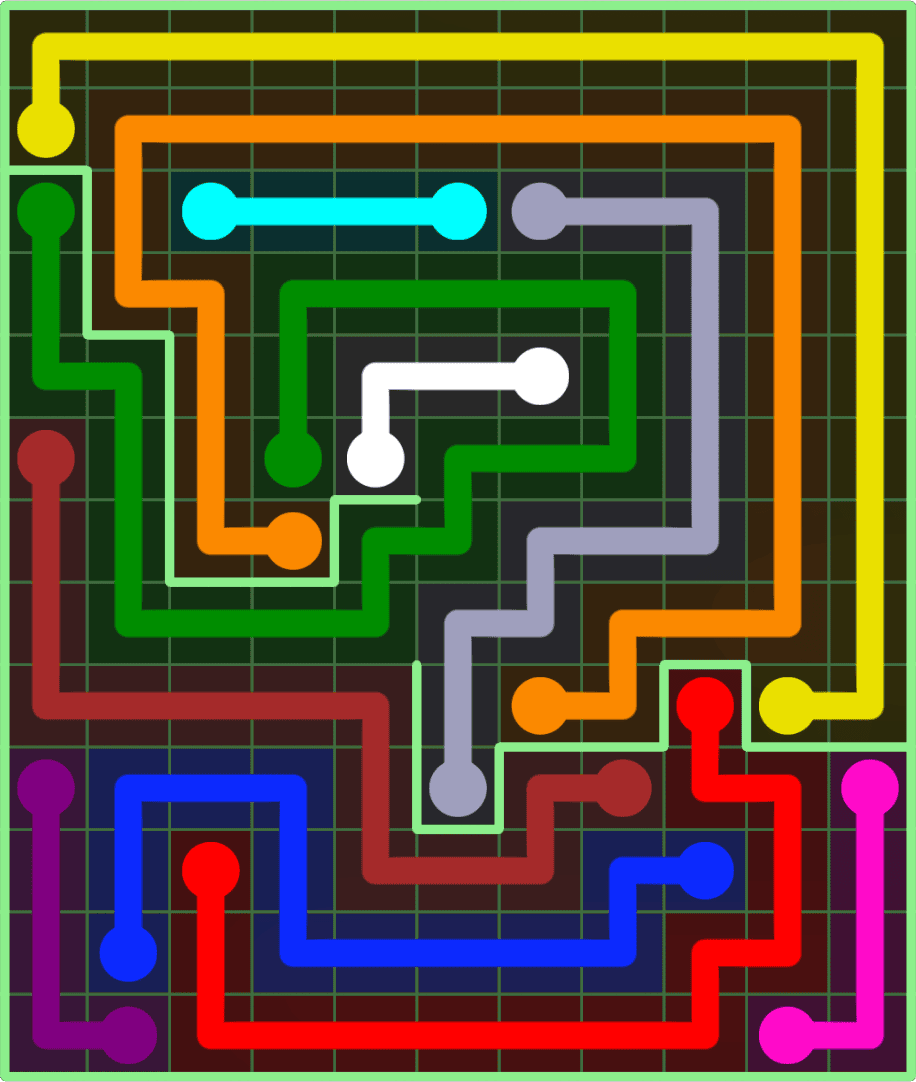 Flow Free 9154 Solution