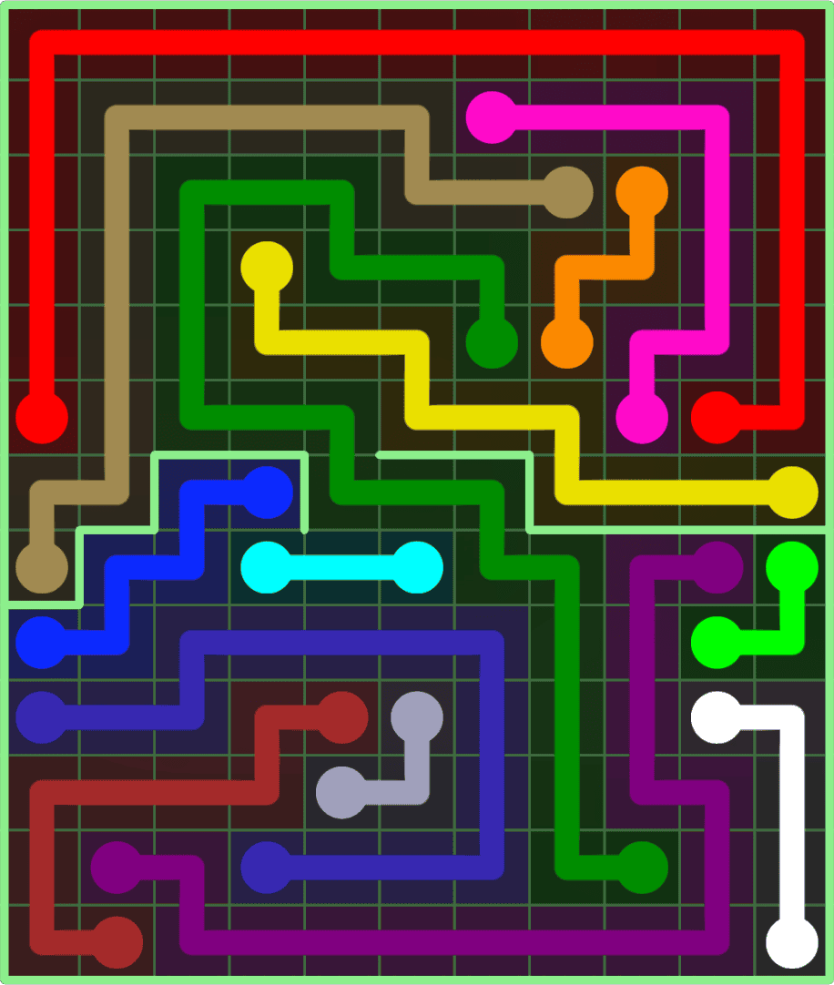 Flow Free 9165 Solution