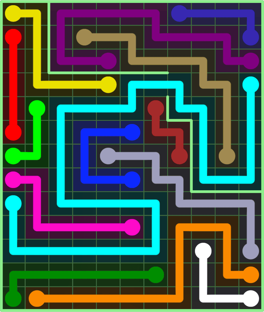 Flow Free 9168 Solution