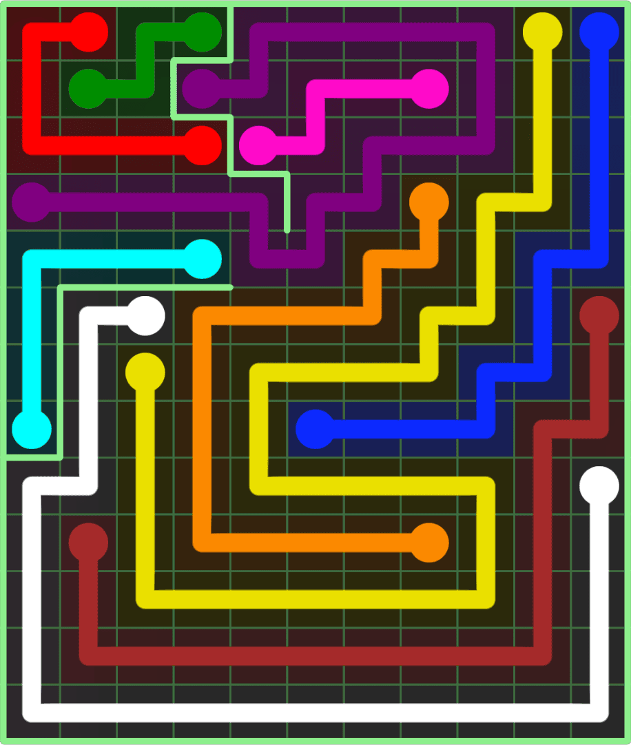 Flow Free 9176 Solution