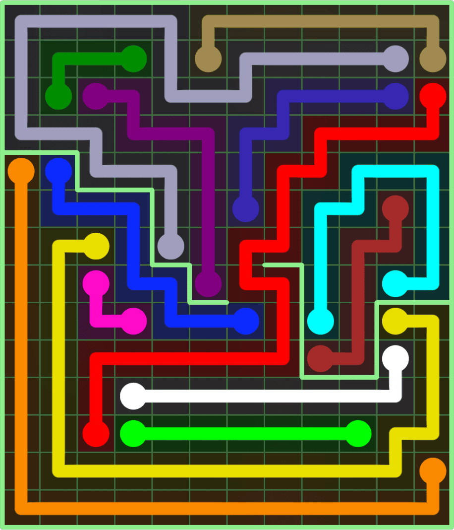 Flow Free 9190 Solution