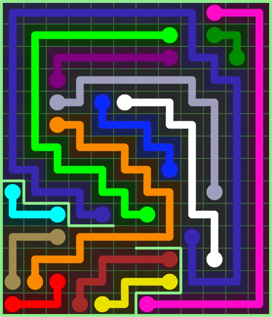 Flow Free 9191 Solution