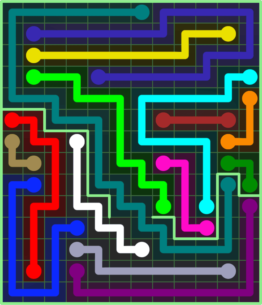 Flow Free 9193 Solution