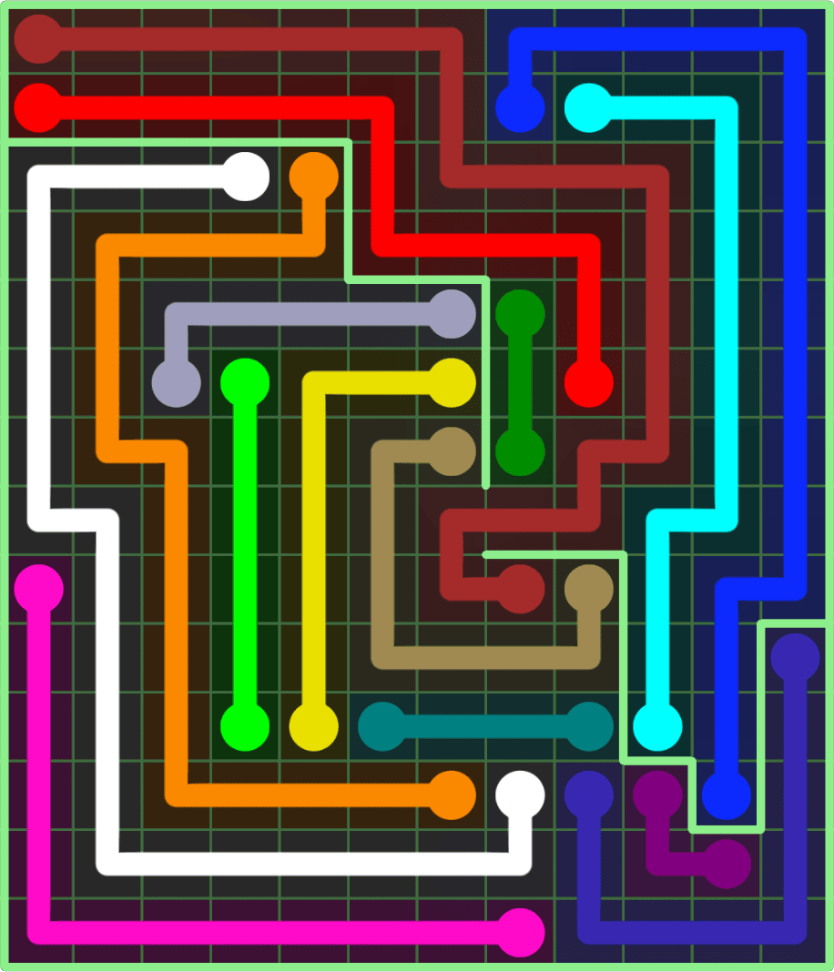 Flow Free 9194 Solution