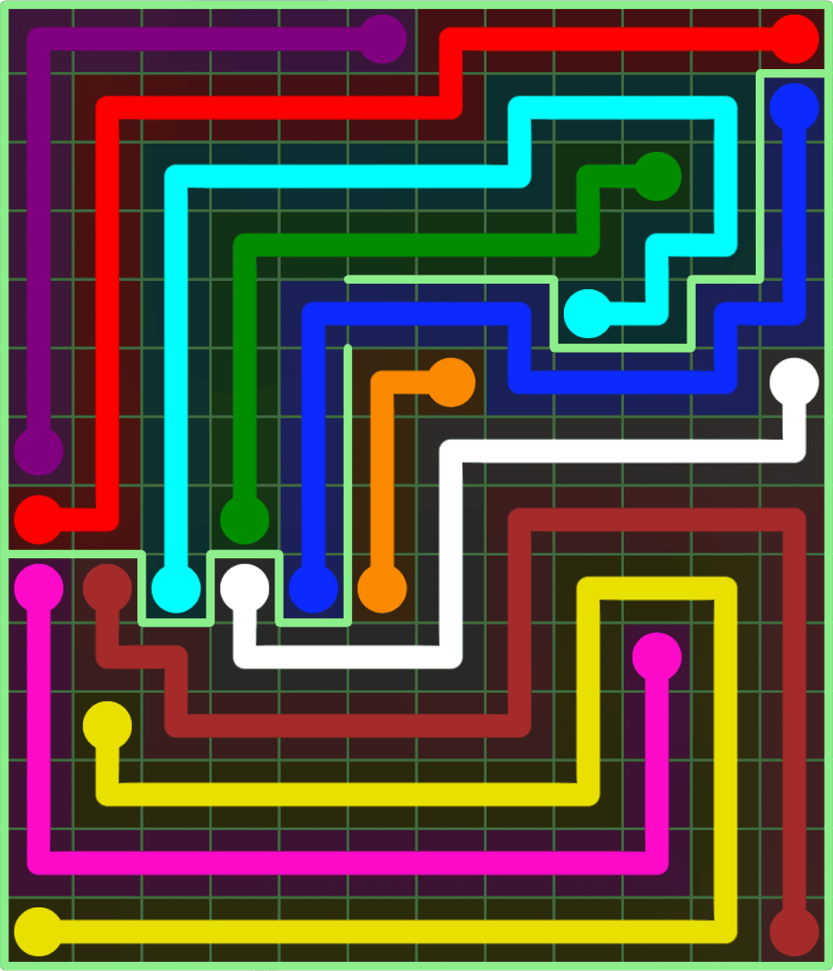 Flow Free 9196 Solution