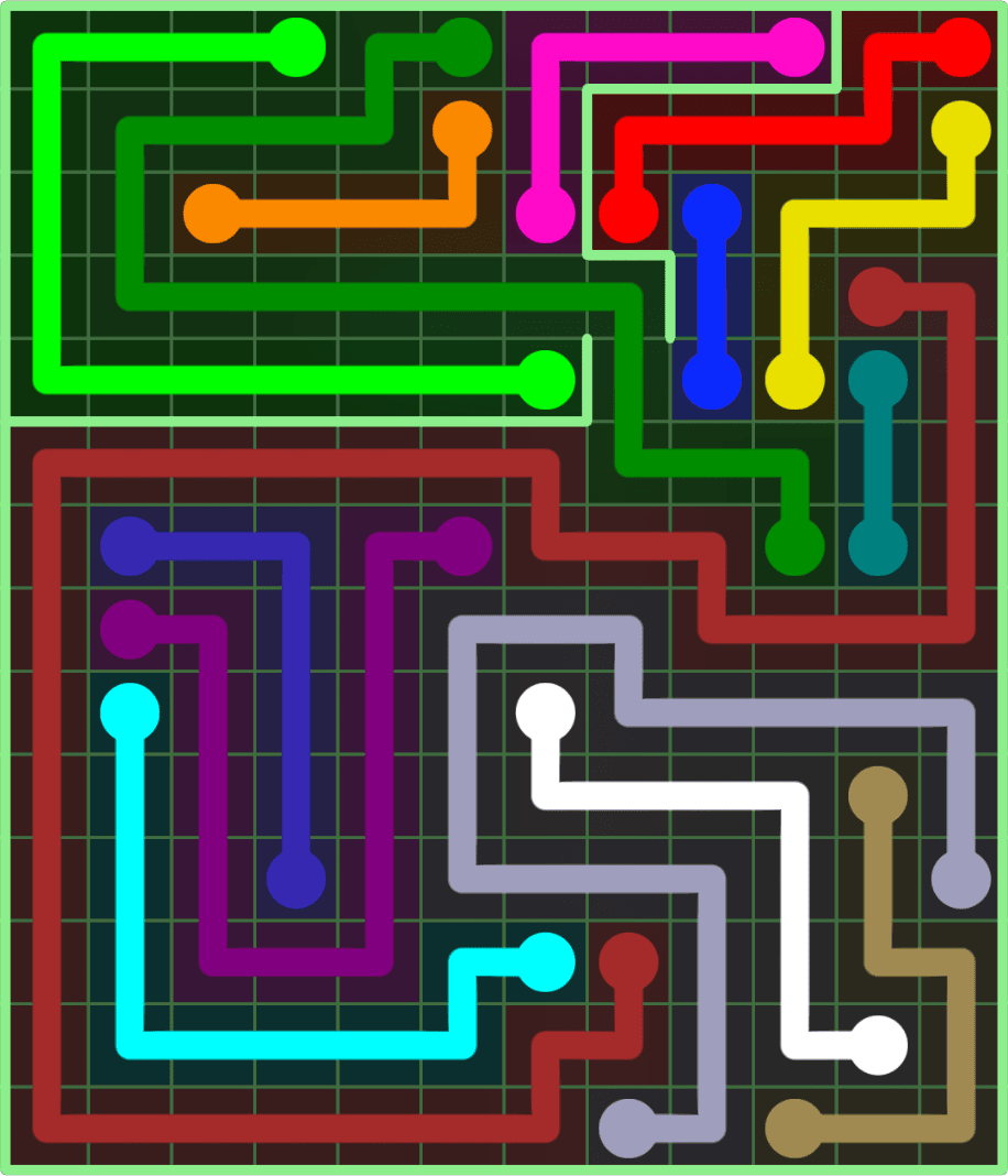 Flow Free 9197 Solution