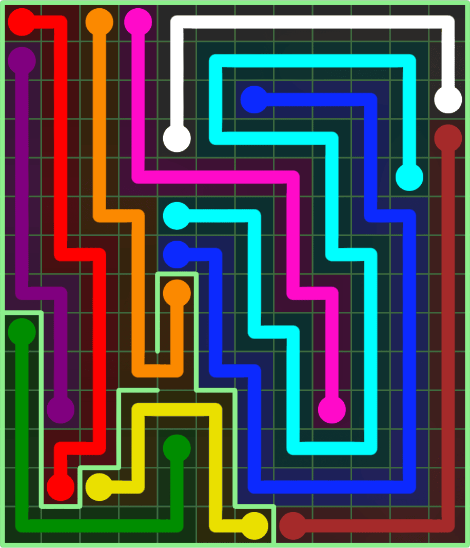 Flow Free 9201 Solution