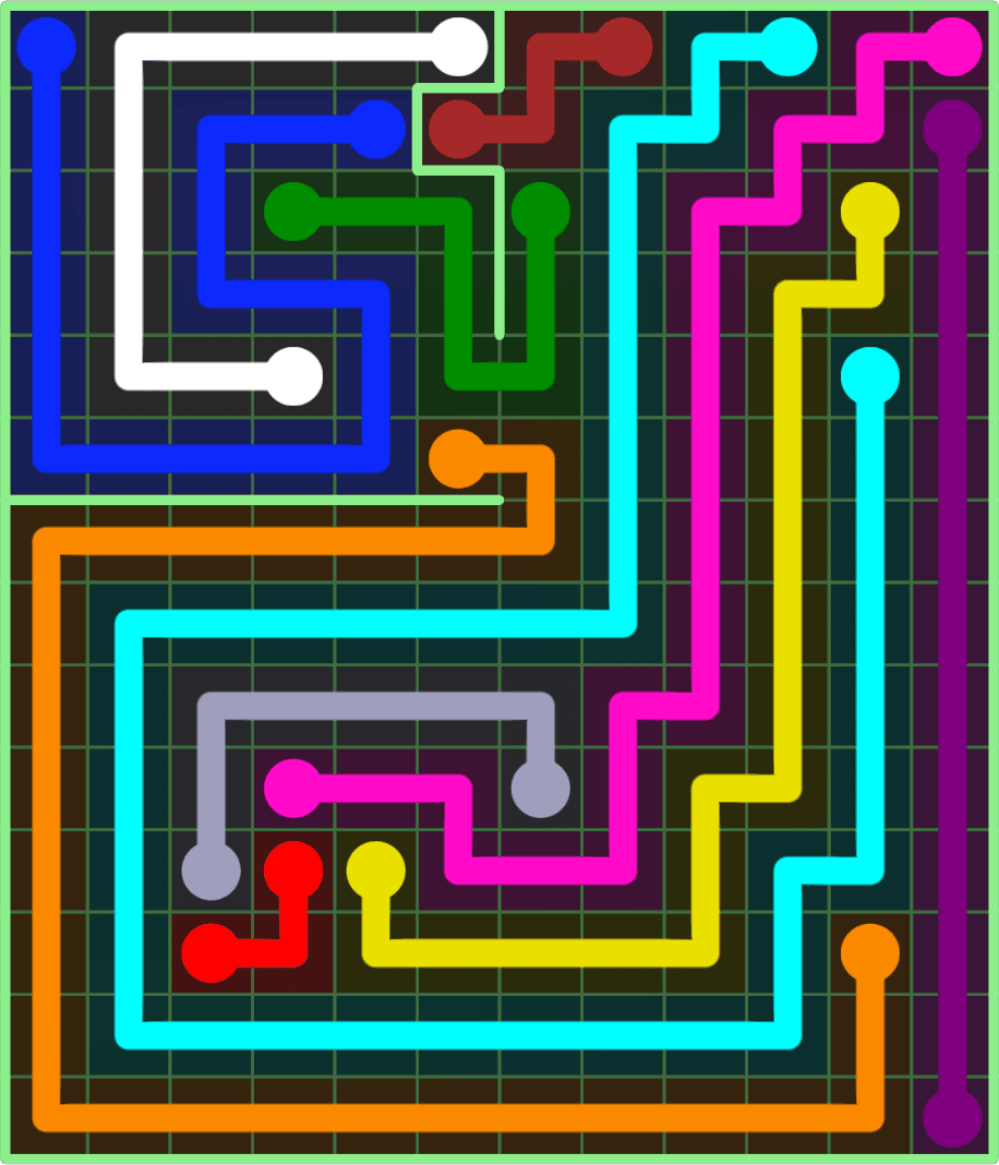 Flow Free 9203 Solution