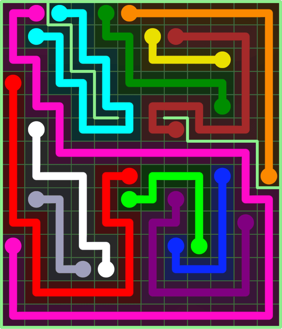 Flow Free 9209 Solution