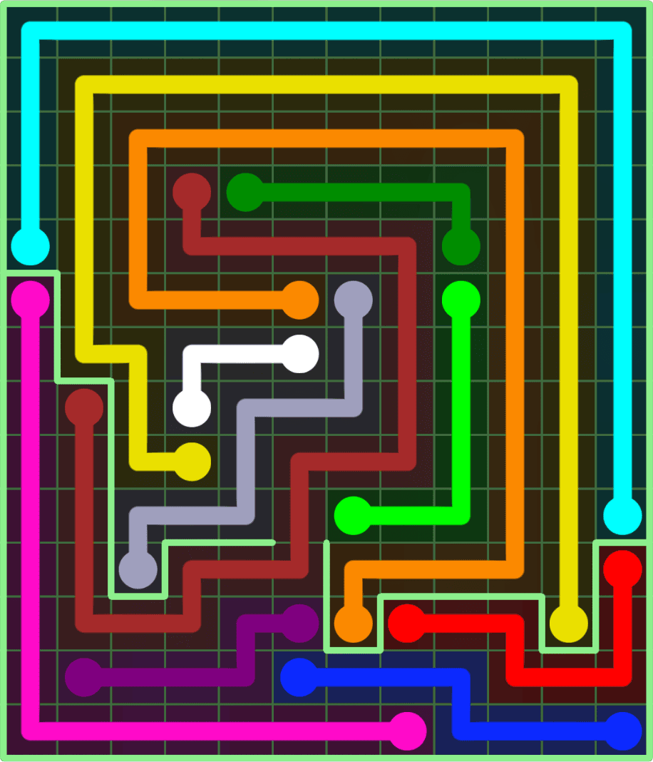 Flow Free 9182 Solution