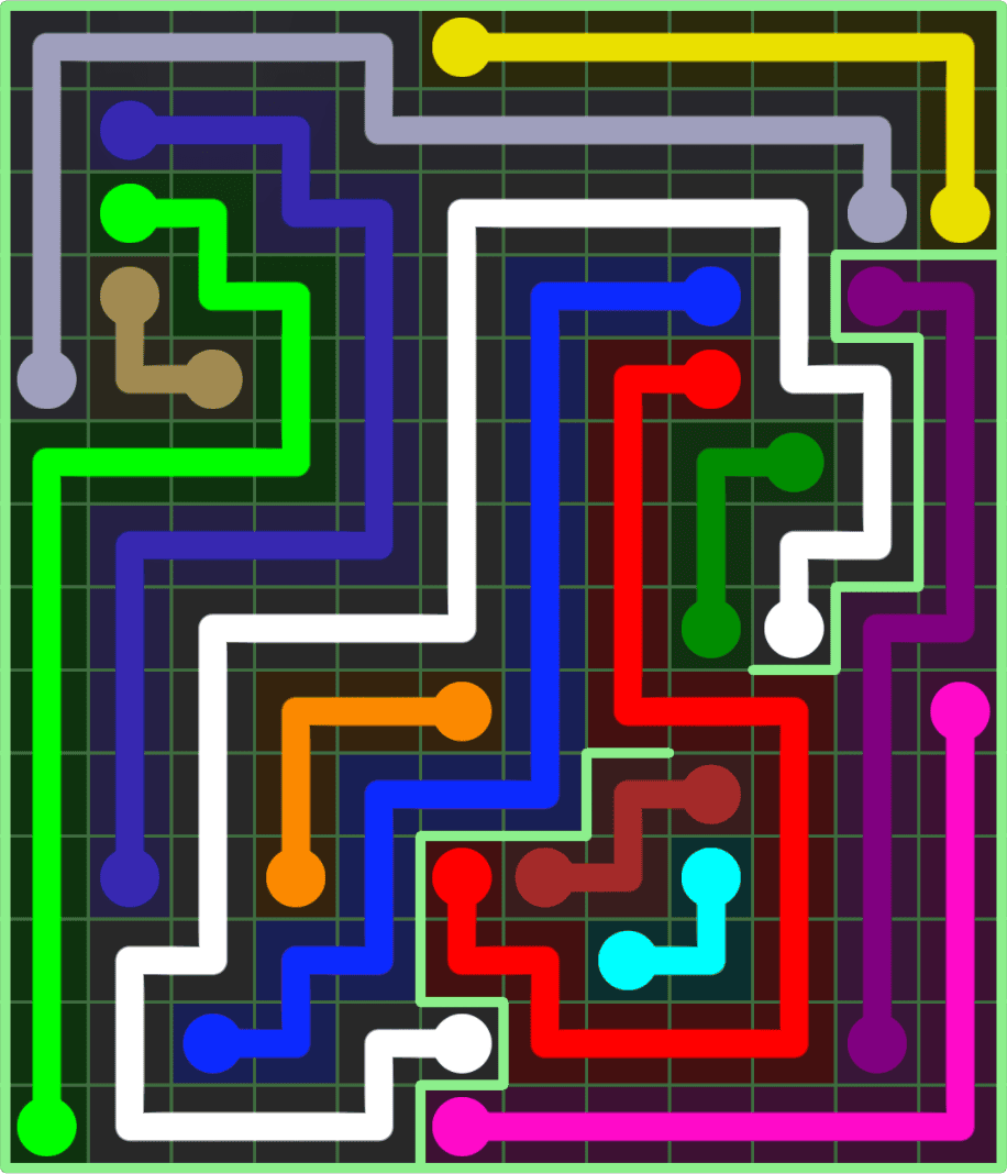 Flow Free 9183 Solution