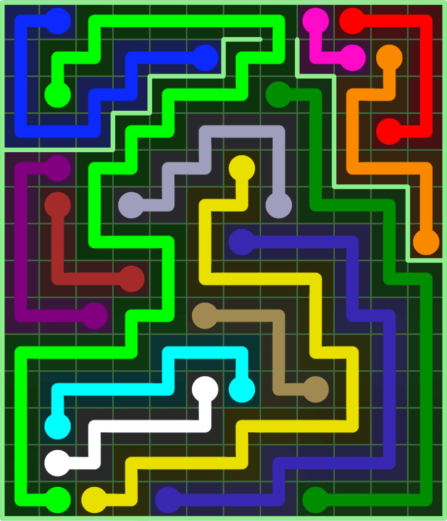 Flow Free 9189 Solution