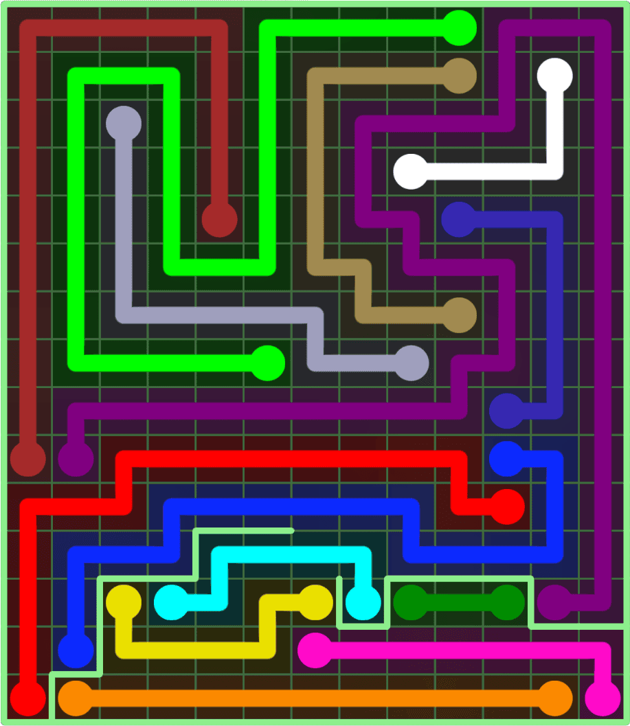 Flow Free 9211 Solution