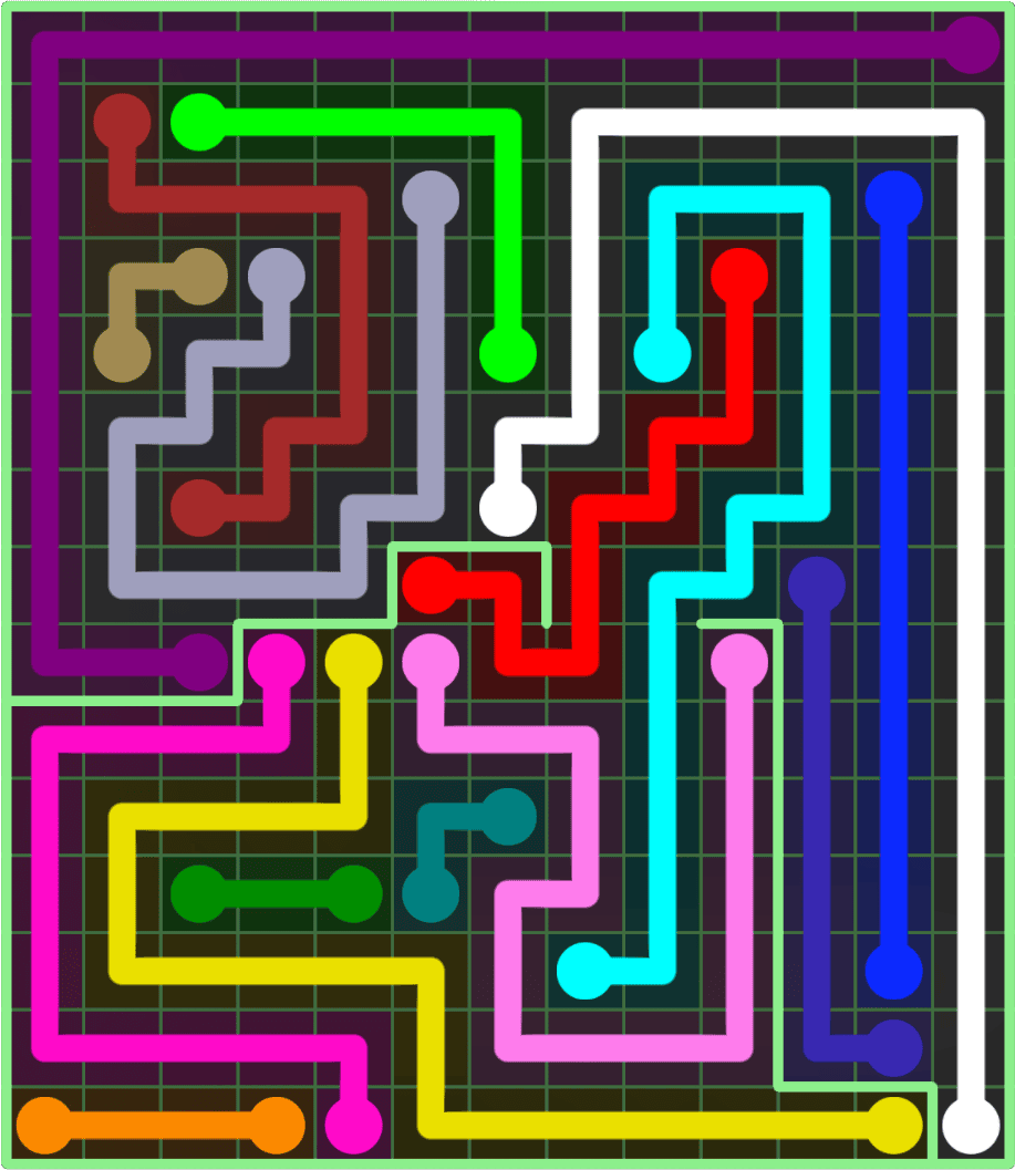 Flow Free 9212 Solution