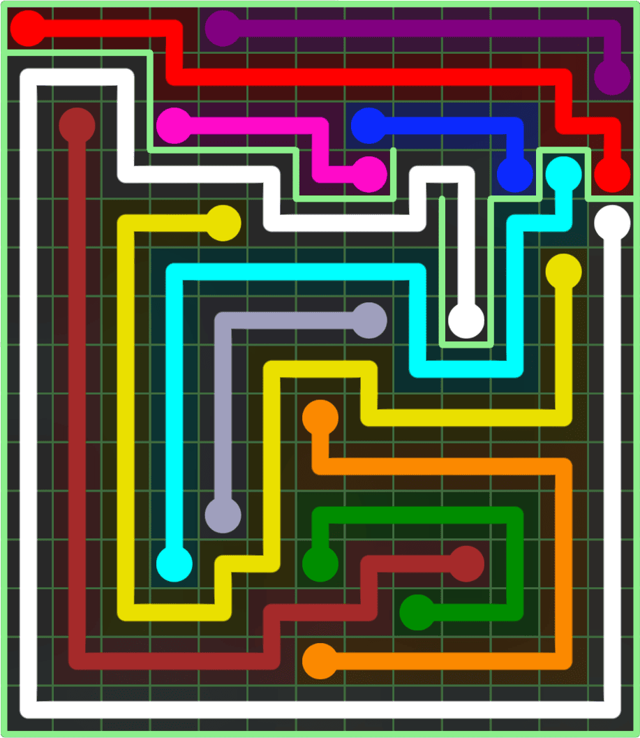 Flow Free 9216 Solution