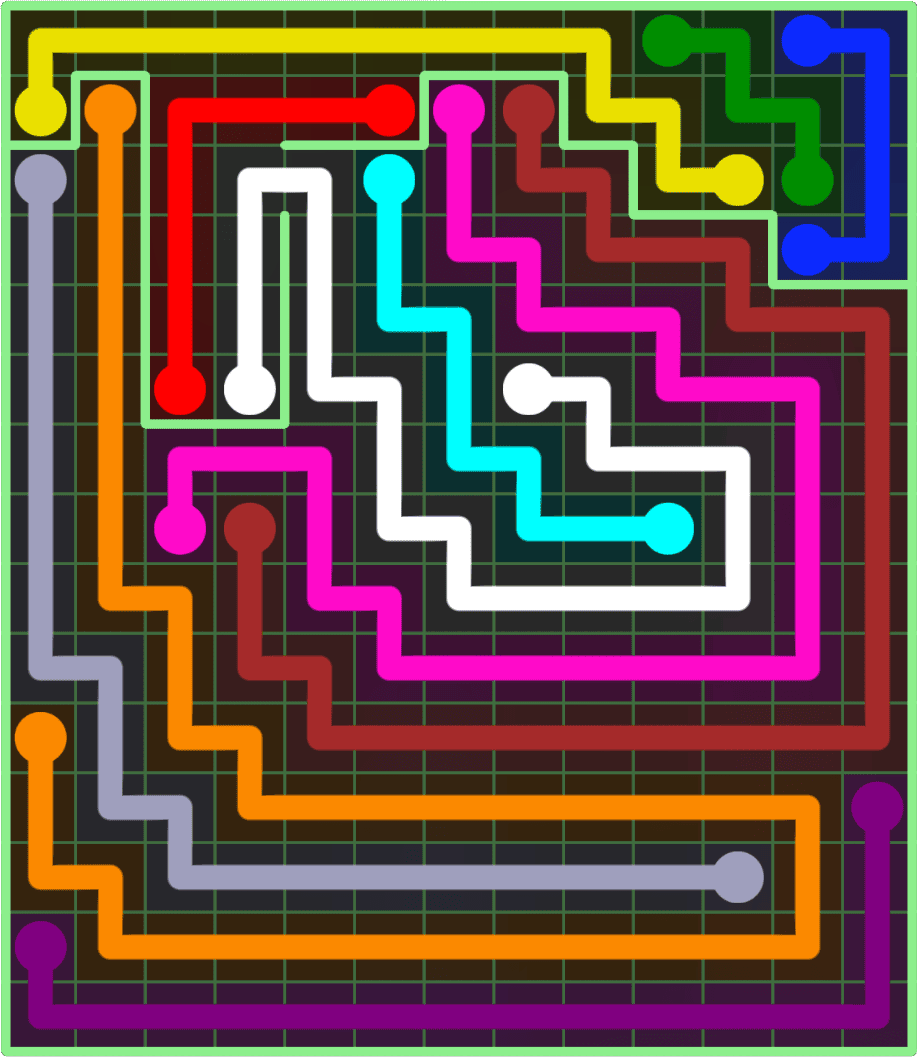 Flow Free 9219 Solution