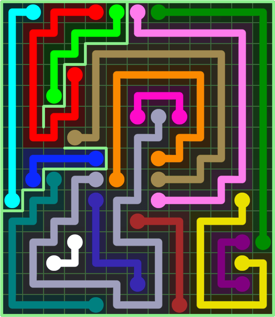 Flow Free 9224 Solution